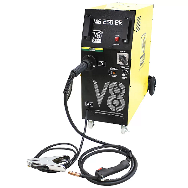 Máquina de Solda MIG 250BR 220V Mono 250A Sem Tocha - 110473 - V8 Brasil