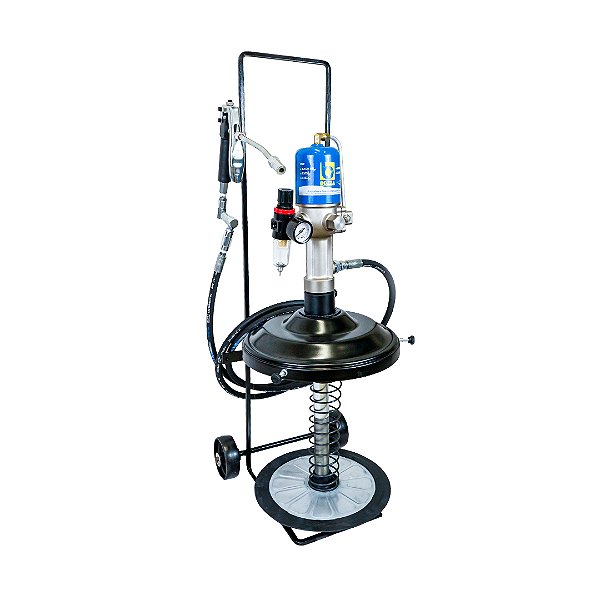 Propulsora Pneumática Para Graxa 11030-G5 20KG Com Carro - 01.200.0718 - BOZZA