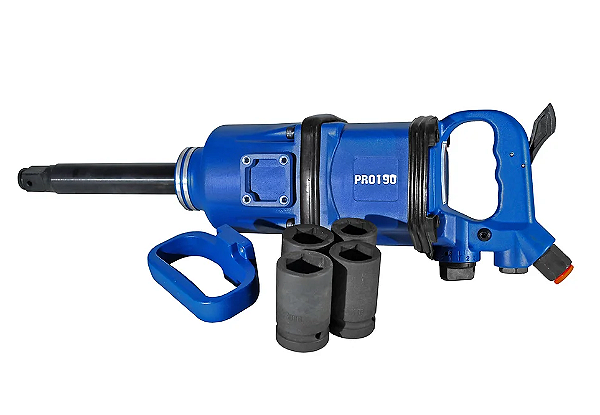 Chave de Impacto 1 345 KG FM 3.800 RPM Pneumáticas Longa - PRO-190 - PDR