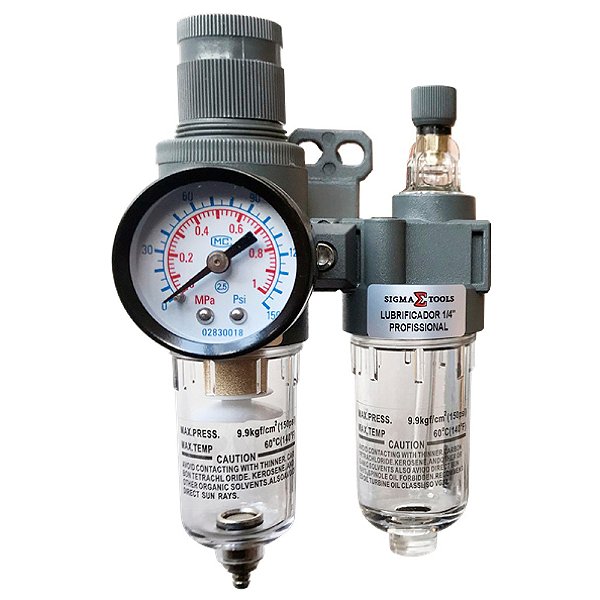 Conjunto Prep. de Ar 1/4" Pequeno FRL00 - 0761020000 - SIGMA