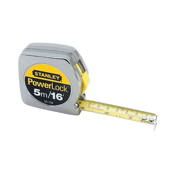 Trena 5 Metros 19MM POWERLOCK - 33-158 - STANLEY