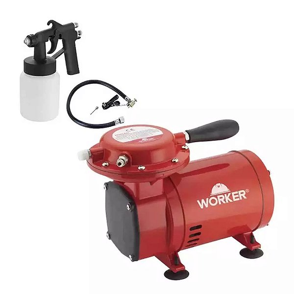 Compressor de Ar JET 127/220V 2,8 BAR 40 PSI 250W 60HZ - 371629 - WORKER