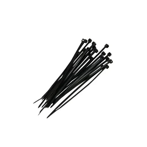 ABRACADEIRA NYLON PRETA 300X3,6 (C/ 100)