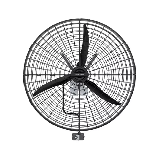 VENTILADOR DE PAREDE IND 1MT VEL 220V PRETO VP1M2 3V