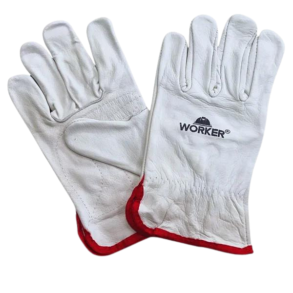 LUVA DE RASPA COM FORRO TAM 9 G PETROLEIRA - WORKER