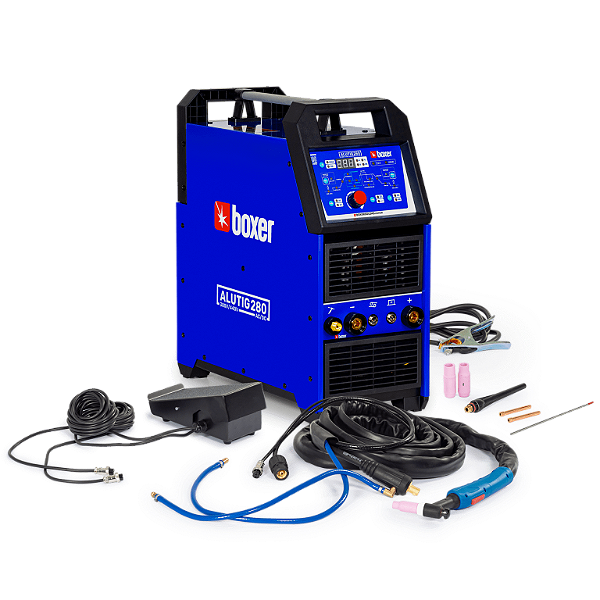 MAQUINA DE SOLDA TIG ALUTIG280ACDC INVERSORA 220V 280A - BOX