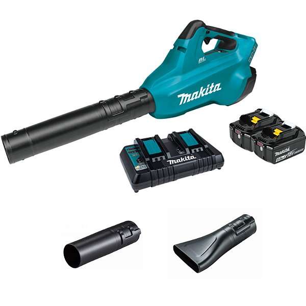 Soprador a Bateria + 2 Baterias 5AH + Carregador 220V 18V - DUB362PT2-220V MAKITA