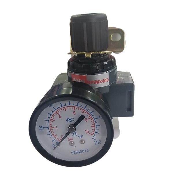 Regulador De Pressão 1/2" RPMi2400 Com Manômetro Importado - 805801 BEL AIR