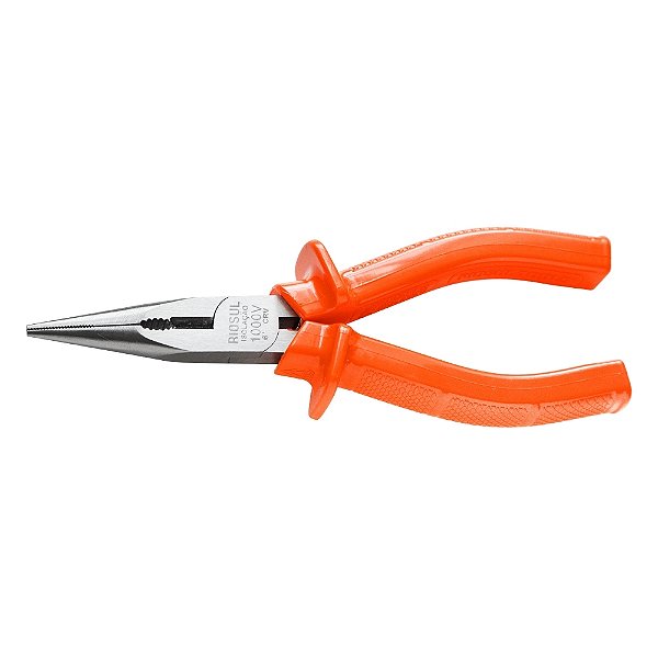 Alicate de Bico Meia Cana Reto 6" 1000V CRV - R010027 RIOSULTOOLS