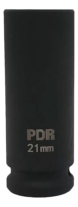 Soquete de Impacto Longo 1/2" 21MM Preto - PRO-1221L BERLINER