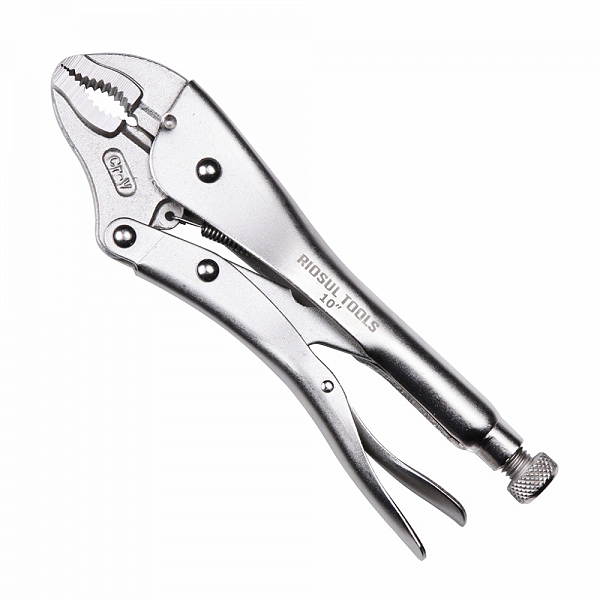 Alicate de Pressão Curvo 10" Com Mordente - R010040 RIOSUL TOOLS