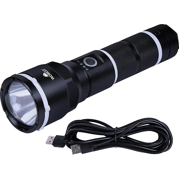 Lanterna Cree Led Recarregável BIV - 192383 WORKER