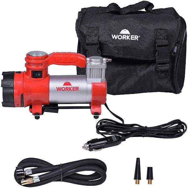 Compressor de Ar Direto 127V 150 PSI 12V 15A - 555398 WORKER