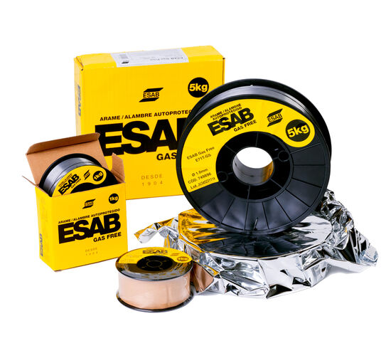 Solda Arame MIG 0,8MM 5KG Autoprotegido (ROLO) - 0749895 ESAB