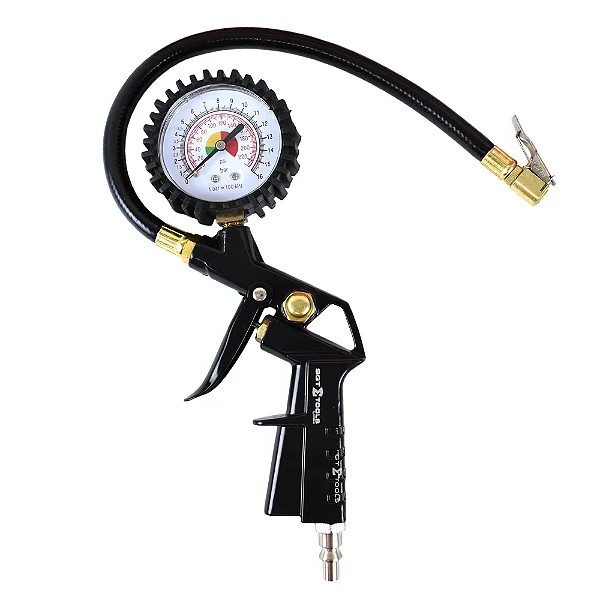 CALIBRADOR ANALOGICO C/BICO AR 0 A 220 PSI C/MANOMETRO - SIG