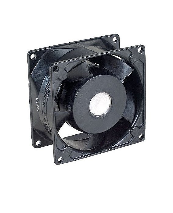 MICROVENTILADOR AXIAL ALUMINIO 110/220V 7CM PRETO E7ALCD
