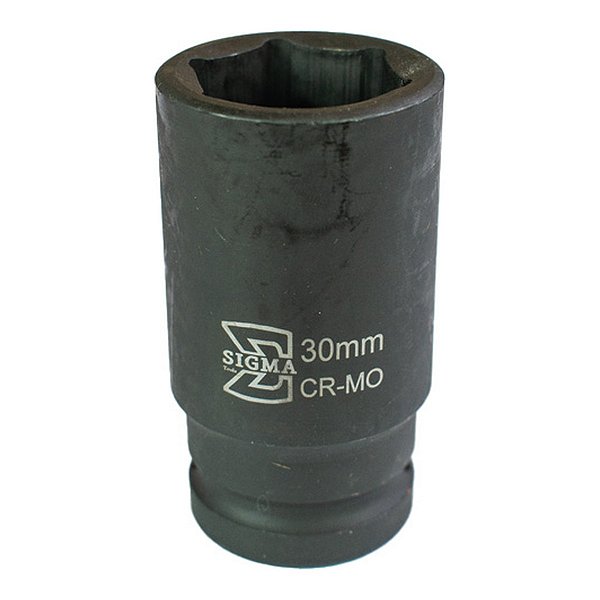 SOQUETE IMPACTO LONGO 1POL. 30MM (PRETO) - SIGMA