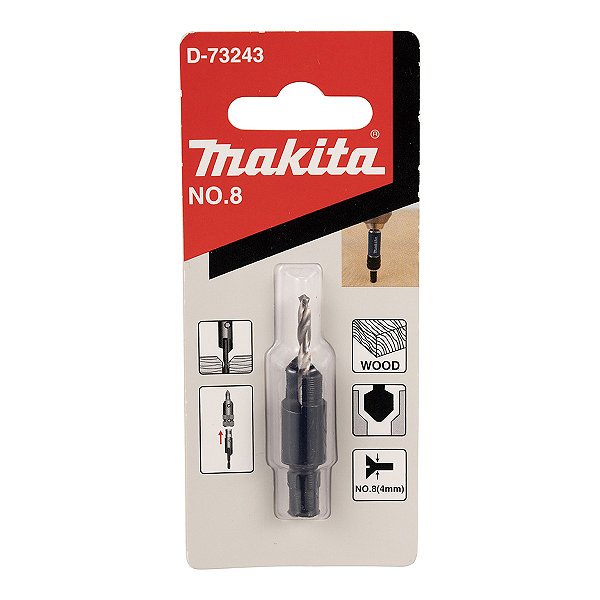 BROCA ESCAREADORA P/ MAD - N 8 - MAKITA