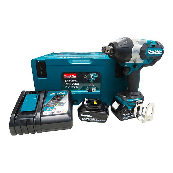 CHAVE DE IMPACTO 3/4 18V 3.0AH 2BAT/CAR 1.250N.M MAKITA