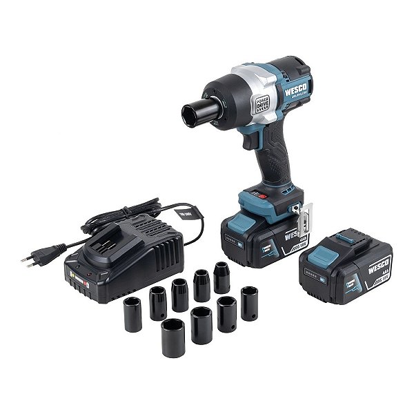 CHAVE DE IMPACTO 1/2 WS2392K2 2 BAT/CAR WESCO