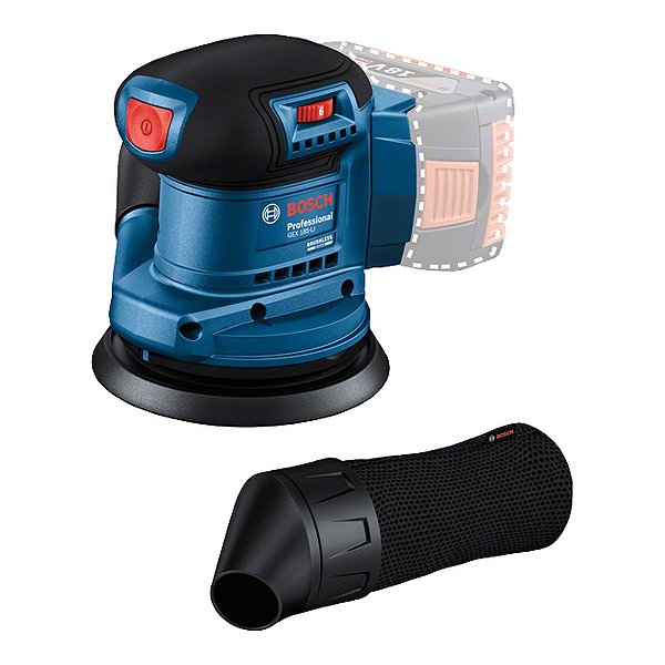 LIXADEIRA ROTO ORBITAL 125MM 18V GEX 185 LI SB - BOSCH