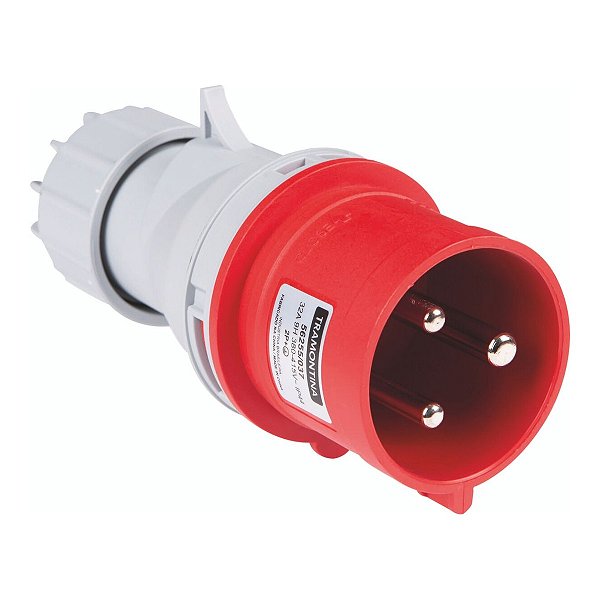 PLUGUE INDUST. 2P+T 32A 380-415 TRAMONTINA