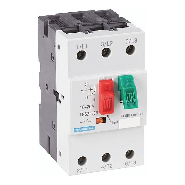 DISJUNTOR MOTOR TRS2-80B 16~25 A TRAMONTINA