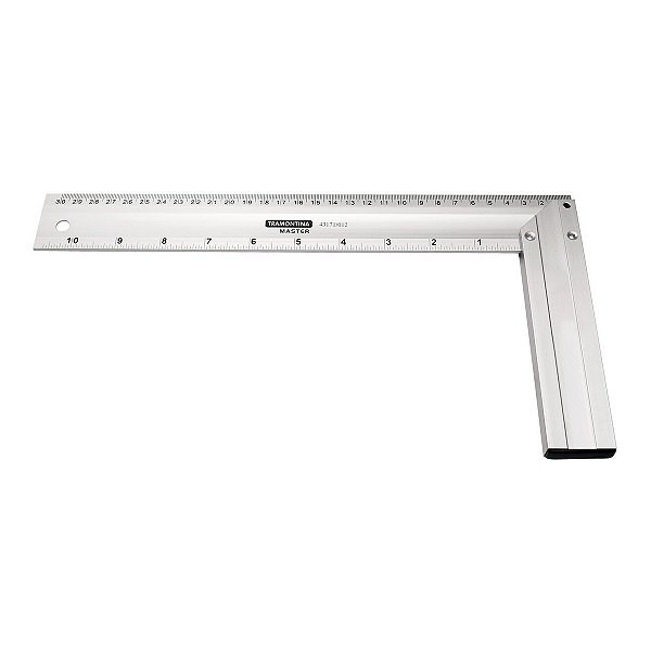 ESQUADRO DE ALUMINIO 12 43171/012 TRAMONTINA MASTER