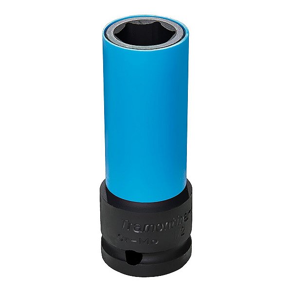 SOQUETE IMPACTO SEXT LONGO 1/2X17MM AZ/PT TRAMONTINA PRO