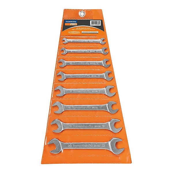 JOGO DE CHAVE FIXA 6-22MM C/8PCS 44610/208 TRAMONTINA PRO