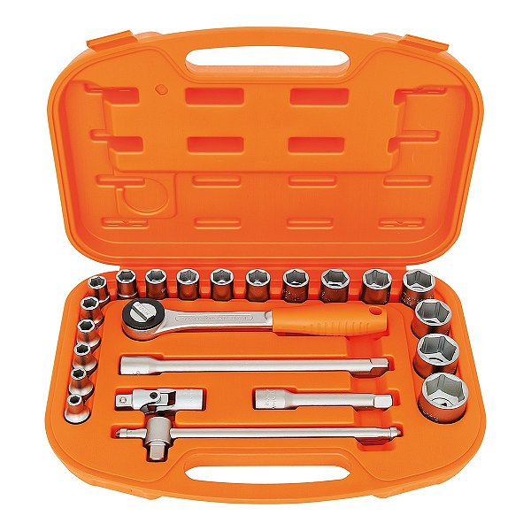 JOGO DE SOQUETE SEXT 1/2 8-32MM C/23PCS 44831/222 TRAMONTINA