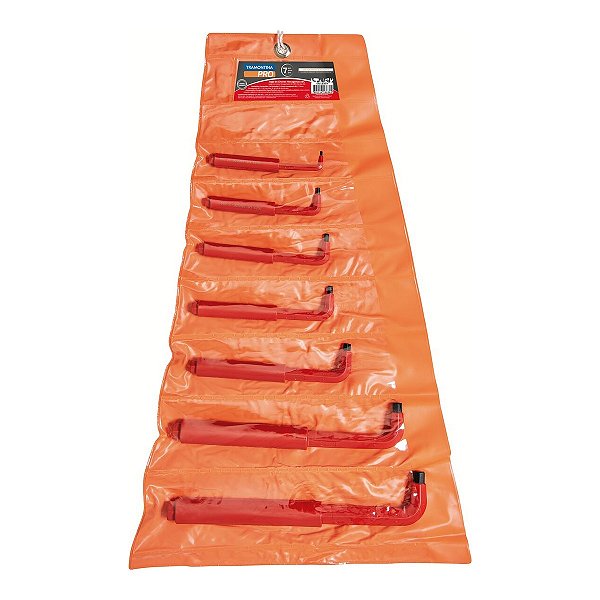 JOGO CHAVES HEXAGONAIS 3 A 12MM 1000V (7 PCS) TRAMONTINA