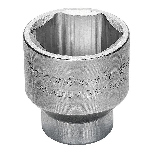 SOQUETE SEXT. CURTO 3/4X17MM TRAMONTINA PRO