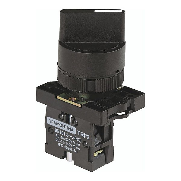 BOTAO SELETOR TRAMONTINA TRP2-ED21 1NA 2 POSICOES COM BASE D