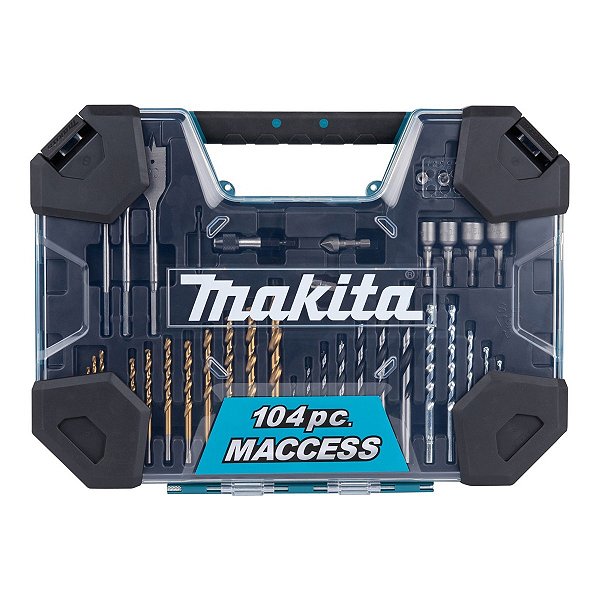KIT DE ACESSORIOS MACCESSCOM 104 ITENS MAKITA