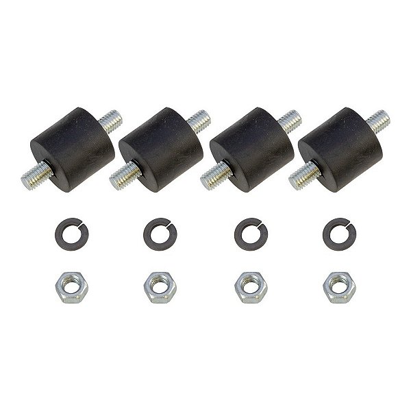 SCHULZ - PE DE BORRACHA C/ PARAF. M8 (COXIM) CSD9/10 (4 PCS)