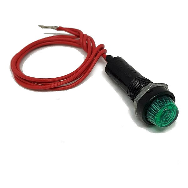 PARAFUSO - SINALIZADOR NEON 220V COR VERDE