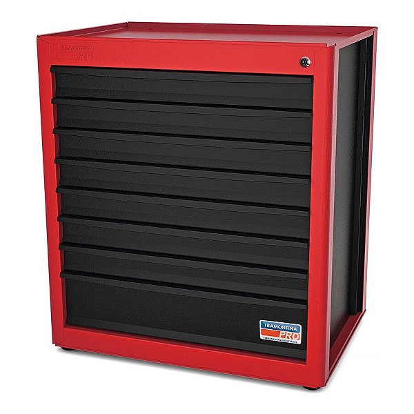 MODULO PARA BANCADA 8 GAVETAS VERMELHO TRAMONTINA PRO