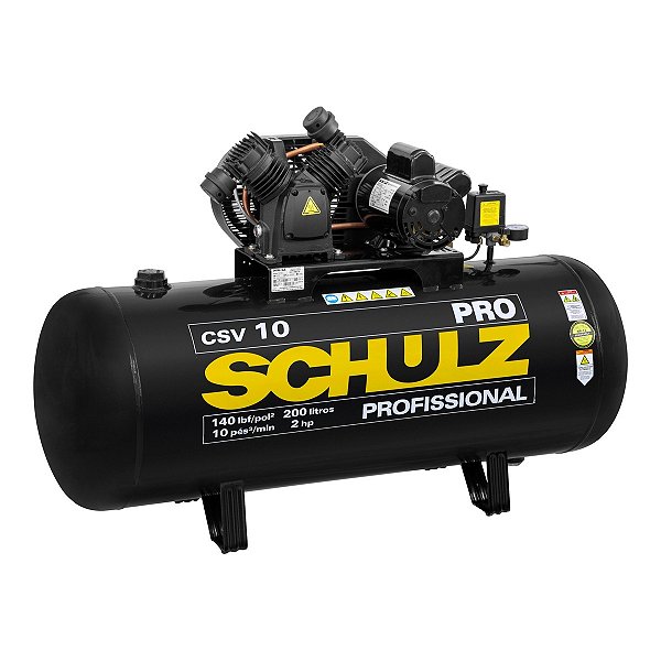 COMPRESSOR DE AR CSV10PRO 200 2HP 140 LBS