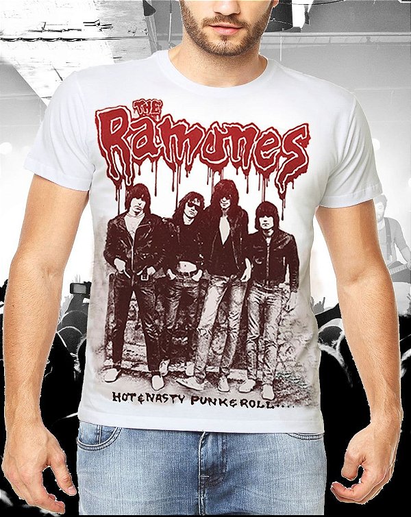 Camisa Sublimação - Ramones - Punk Rock