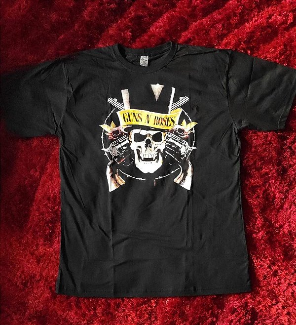 Camisa Masculina Unissex - Guns N' Roses - Plus Size