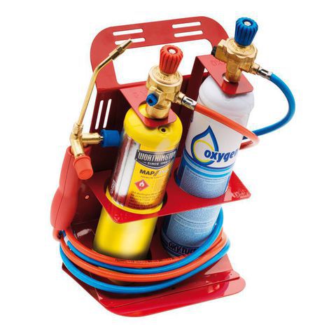 MAÇARICO PORTATIL uso Manual 3100ºC TURBO SET 110 com cilindros