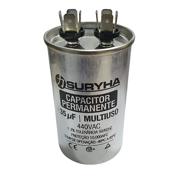Capacitor permanente 35uf-250V SURYHA