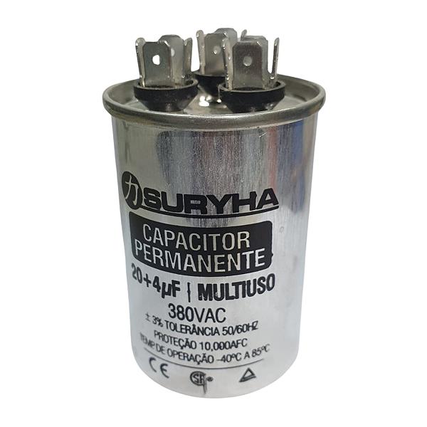Capacitor Permanente 20+4uf-380V