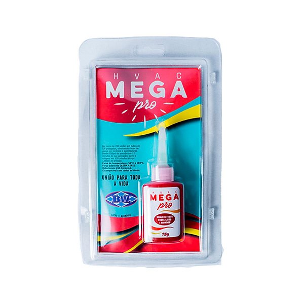 Solda Fria União de Tubos de Cobre, Latão e Alumínio-BW Mega Pro Bra 15ML