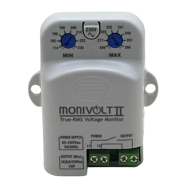 Monivolt II Versão 01 230V Monofásico True RMS FULL GAUGE