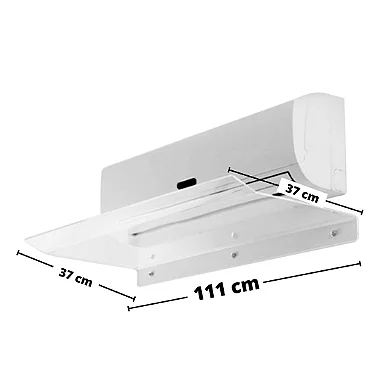 Defletor de Acrílico 22 A 2400 BTUS Chapa Reforçada