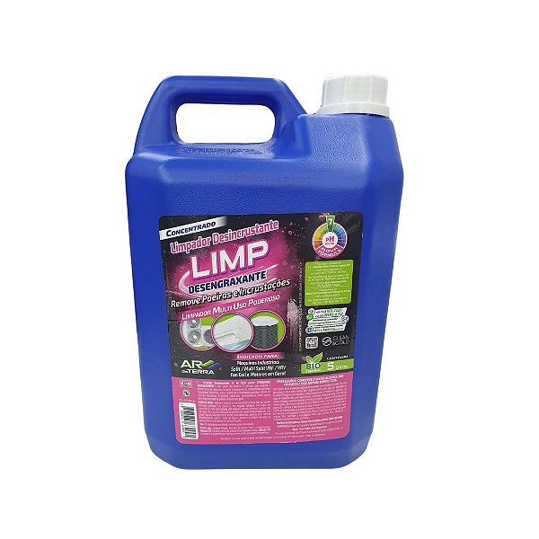 LIMP Limpador Desincrustante e Desengraxante Galão 5L AR DA TERRA