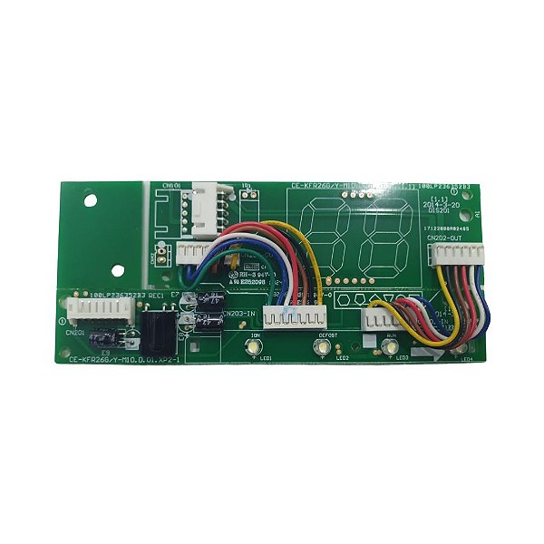 Placa Eletrônica do Display WI-FI Ready 9 A 24K BTU INVERTER 17122000A15520 SPRINGER MIDEA
