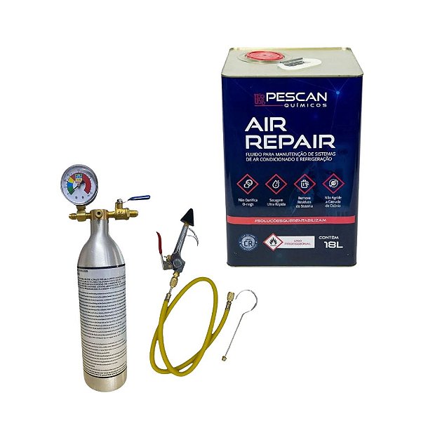 Garrafa Injetora De Fluido R141B/AC Flush + Air Repair PESCAN 18L